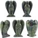 Lovionus89 Dragon Bleeding Stone Guardian Angel Statue - Hand-Carved 50mm Healing Crystal Decoration - Buy Online on GoSupps.com