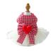 BT BEAR SMALLY DISCHING PUPS ROCK love loop princess dress tutu rock wedding top dress for cats small dogs girls (red l) l red love