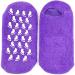 Moisturizing Gel Socks for Women - Soft Cotton Spa Socks | Hydrating Violet Crispy Lady Socks - Buy Online on GoSupps.com