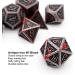 Haxtec Bloodstained Metal DND Dice Set Blood Polyhedral RPG Dice for Dungeons and Dragons Gift TTRPG Spooky Halloween Dice Blood Antique Iron - Buy Online on GoSupps.com
