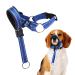 Deaguid Dog Head Collar with Safety Strap Adjustable Headcollar for Dogs Dog Head Harness to Stop Pulling Anti Biting Barking (L)