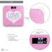 NDN LINE Digital Bathroom Scale - Pink Positive Message for Teens & Women - Love Yourself - Buy Online on GoSupps.com
