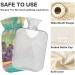 NAANLE 2L Transparent Hot Water Bottle - Tropical Beach Design for Menstrual Cramps Pain Relief & Heat Therapy - Buy Online on GoSupps.com