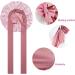 Double-Sided Silk Sleeping Cap | Tundwhite Satin Bonnet for Curly & Long Hair - Adjustable Breathable Hood (Pink) - Perfect Nightwear for Women - Buy Online on GoSupps.com