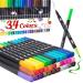 Coloring Markers Pen  Dual Brush Tip Marker for Adult Coloring  34 Color Calligraphy Fine Tip Pen for Beginner Journal Planner  Drawing  Doodle