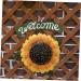 Zerodeko Strawberry Decor 1pc Wall Decoration Metal Outdoor Decor Welcome Hanging Sign Outdoor Wedding Decorations Garden Welcome Board Adornment Retro Decor Sunflower The Sign Acrylic - Buy Online on GoSupps.com