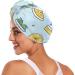 Lovely Cartoon Fruit Hair Towel 2 Pack - Super Absorbent Quick Dry Hair Turbans for Women & Girls - Buy Online on GoSupps.com