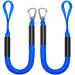 ONOSHIP 4FT Premium Boat Bungee Dock Lines Jet Ski Accessories with Marine Grade 316 Stainless Clip Safely Mooring for Jet Ski, SeaDoo, Yamaha WaveRunner, Kayak, Pontoon Boat, Dinghy 45.5ft 4 Feet Blue