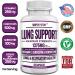 Lung Support Supplement for Cleanse & Detox - Quercetin, Bromelain, Nettle, Vitamin C, K2 & Cordyceps - 60 Capsules - Buy Online on GoSupps.com
