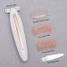Replacement Heads & Guide Combs for Flawless Body Rechargeable Ladies Shaver - Includes Cleaning Brush & Velvet Bag - Buy Online on GoSupps.com