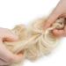 Scrunchy Bun Updo Hairpiece | Wavy Curly Messy Hair Bun Extension | Gold Blonde Mix Bleach Blonde Chignon - Buy Online on GoSupps.com