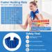 Jobyna Electric Neck Heating Pillow - Rapid 5S Heating Auto Switch-Off Adjustable 30-70 Perfect Physiotherapy Support - Buy Online on GoSupps.com