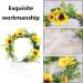 Sunflower Headband Sunflower Hair Wreath Floral Flower Crown for Girls Brides Ladies - Buy Online on GoSupps.com