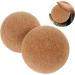 Fomiyes 2-St Yoga Ball - Cork Massage Device for Pain Relief | Myofascial Roller & Fitness Tool - Buy Online on GoSupps.com