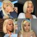 Dorosy 613 Blonde Bob Wig Human Hair 13x4 Lace Front Wig for Black Women | Pre Plucked Short Bob Wig with Baby Hair (8 inch) - Buy Online on GoSupps.com