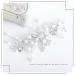 Elegant Bride Crystal Wedding Hair Needles & Vines | Stunning Flower Leaf Headdress Jewelry for Women & Girls - Buy Online on GoSupps.com