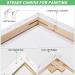 Artist Canvas Set - 6x8, 8x10, 10x12, 12x16 - 8 Piece Frame Board Panels - 100% Cotton Blank Canvas for Oil, Acrylic, Watercolor Painting - Acid-Free for Kids & Artists - Buy Online on GoSupps.com