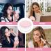 Giazee Compact Mirror 1X/10X Magnifying Mirror with LED Light - Pink | Portable Travel Makeup Mirror for Handbag Purse - Buy Online on GoSupps.com