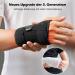Freeetoo Wrist Support for Carpal Tunnel & Tendinitis - 3 Metal Rails Soft Comfort Bandage for Men & Women (S/M 13-19 cm) - Right-Wing Black - Buy Online on GoSupps.com