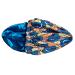 Melanin Crown Silk Hair Wrap for Sleeping - Premium Satin Bonnet for Curly Hair | Protects Against Breakage | Beautiful Teal Design - Buy Online on GoSupps.com