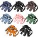 8 Pieces Big Octopus Hair Clips Matte Large Grip Octopus Clip Spider Hair Claw Clips Octopus Jaw Hair Claw Clips No-Slip Octopus Grip Clip for Women Girls