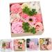 TOPBATHY 3 Boxes Carnation Soap Flower Valentine Flower Bouquet Bouquets for Wedding Immortal Rose Gift Faux Floral Rose Bouquet Artificial Paper Gift Box Pinkx3pcs 15x15x8cmx3pcs - Buy Online on GoSupps.com