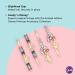 GOODY Disney Princess Jasmine Bobby Pins - 4 Count, Slideproof Rhinestone Bobbies for Men, Women, Boys & Girls - Hair Accessories for All Hair Types - Buy Online on GoSupps.com