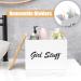 Buy Apoimna White Tampon Holder - Elegant Bathroom Organizer for Feminine Products & D cor | International Shipping - Buy Online on GoSupps.com