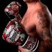 Buddha Fight Wear Fantasy Luzbel Boxing Gloves - 16oz Red - Muay Thai & Kickboxing - Odor-Resistant Synthetic Leather - Reinforced Seams - Unique Designs - Buy Online on GoSupps.com