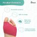 Pedimend Metatarsal Pads - Gel Sleeves Cushions for Ball of Foot Pain Relief - Pink Large (UK 6-11) - Buy Online on GoSupps.com