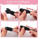 2 Sets Retractable Makeup Brush Travel Set - Mini 4 in 1 Lip & Foundation Brush - Black & White Cosmetic Brushes for Easy Application - Buy Online on GoSupps.com