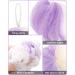 Aquior Shower Puff Loofahs 60g/PCS Extra Large Mesh Pouf Easy Foaming Body Scrubber Exfoliator for Big Full Lather Cleanse(4 Pack) Style04 - Buy Online on GoSupps.com