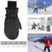 XIAOHAWANG Kids Ski Gloves | Waterproof Dinosaur Mittens for Boys & Girls | Ages 2-8 | Black-A - Buy Online on GoSupps.com
