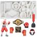 Ready to Box Boxer Boxing Sports Fondant Silicone Mold 8-Cavity  Cake Decoration  Cupcake Topper  Epoxy Resin Casting  Polymer Clay Craft