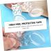 Mobestech Anti-Drop Heel Pad Stickers - 4 Pairs Transparent Soft Gel Sole Protectors for Thin Feet - Keep Your Heels Safe & Secure - Buy Online on GoSupps.com