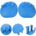 1 Pair Blue TPR Toe Separator Spacers for Women - Foot Correctors and Thumb Splint Set - Buy Online on GoSupps.com