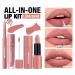 Jolilab 3 in 1 Matte Velvet Lipstick Set - Waterproof Lip Liner Gloss & Lipstick for Perfect Natural Contour - Longlasting & Non-Stick Cup Makeup for Women | International Shipping Available - Buy Online on GoSupps.com