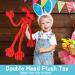 Lixiaoyan Double Head Plush Toy - 21.65-inch Bendable Siren Head Doll | Cartoon Whistle Toy for Kids & Adults - Perfect Birthday Gift (Red) - Buy Online on GoSupps.com