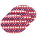3-Pack Cleaning Kitchen Sponges Oval American Stars and Stripes Kitchen Cellulose Dishwashing Wood Pulp Cotton