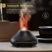 Flame Mist Humidifier & Essential Oil Diffuser | 7 Color Night Light | Quiet USB Auto-off for Home Office & Baby Room - Buy Online on GoSupps.com