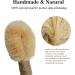 Sisal Dry Body Brush for Exfoliation and Skin Health - Natural Bristles, Improve Blood Circulation, Reduce Cellulite and Ingrown Hairs - Buy Online on GoSupps.com