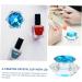 Beatifufu 1pc Nail Art Crystal Cup Acrylic Powder Holder Nail Dappen Dish Clear Dappen Dishes Cup Acrylic Liquid Dish with Lid Containers with Lids Manicure Alien Crystal Art Glass 7.5x6cm Blue - Buy Online on GoSupps.com