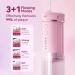 Portable Water Flosser for Travel | Mini Oral Irrigator with 5 Nozzles IPX7 Waterproof Perfect for Teeth Gums & Braces | Cordless & Compact Design in Pink - Buy Online on GoSupps.com