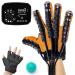 Hand Rehabilitation Robot Gloves 5 trachea independent control 4-pump power 3-modes Stroke Hemiplegia Hand Splint Finger Orthosis Can Be Trained Independently(Size:XL size Color:right hand) XL size right hand