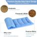 SuzziPad 7x18 Microwave Heating Pad for Pain Relief - Multipurpose Heat Pack for Cramps, Muscle Ache, Joints, Back Pain, Neck, Shoulder - Microwavable Warm Compress - Blue Light Blue-1PK - Buy Online on GoSupps.com