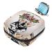 Storage bags for women's bandages hand-drawn pug with flowers on their heads portable menstrual sheet pocket panty lips tampons women's bandages storage holder for women school multicolored 04
