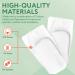 White Non-Skid Super Wide Socks [2 Pairs] - Bariatric & Lymphedema Support - Oversized Anti-Slip Sock for Swollen Feet, Stretches up to 30'' - Unisex - Buy Online on GoSupps.com
