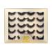 UAMOU 50/100/300pairs Natural Mink Eyelashes Faux 3d Mink lashes Strip Thick Dramatic False Eyelashes Extension Makeup Cils Cheerfully (Color : Y402 Size : 20 boxes)