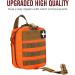 Tactical MOLLE Rip-Away EMT Medical First Aid Kit | 600D Waterproof Fabric | Outdoor Rescue Tools Package | Orange - Buy Online on GoSupps.com