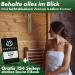 Nordholz Sauna Hourglass - 15 Min Timer 100% Nordic Spruce Heat-Resistant Glass Green Contrast Sauna Accessories - 60 Day Risk-Free Trial - Buy Online on GoSupps.com